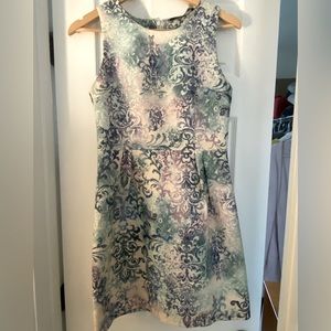 Patterned cocktail dress
